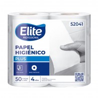 PAPEL HIGIENICO HOJA SIMPLE 4 ROLLOS X 50 MT