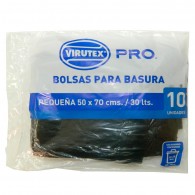 BOLSA BASURA PLANA 50X70 10 UN