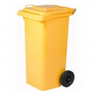 CONTENEDOR BASURA AMARILLO 240 LT