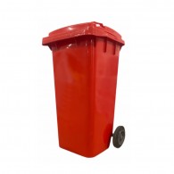 CONTENEDOR BASURA ROJO 240 LT