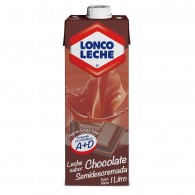 LECHE SEMI DESCREMADA CON SABOR CHOCOLATE 1 LT