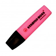 DESTACADOR ESCRITORIO ROSADO PUNTA BISELADA