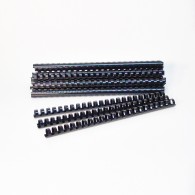 ANILLOS PLÁSTICOS 18MM NEGRO 25UNI PARA 150 HOJAS DIAZOL