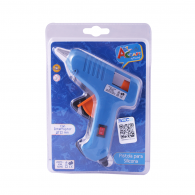 PISTOLA SILICONA 10W AZUL CON INTERRUPTOR ART & CRAFT