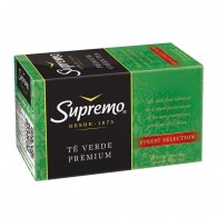 TÉ PREMIUM VERDE 20 UNIDADES SUPREMO 