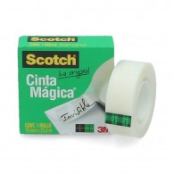 CINTA ADHESIVA MAGICA 19 MM 25 MT TRANSPARENTE MOD.810