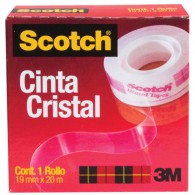 CINTA ADHESIVA TRANSPARENTE CC1920 19 MM 20 MT