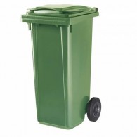 CONTENEDOR BASURA VERDE 120 LT