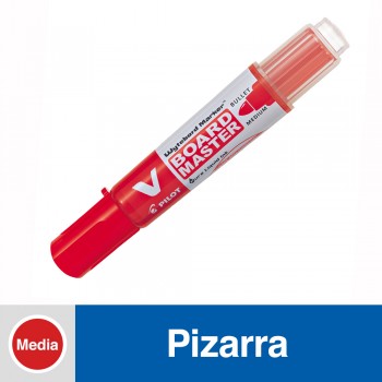 MARCADOR PIZARRA PUNTA REDONDA V BOARD ROJO