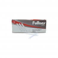 ACCOCLIP FULTONS PLÁSTICO CAJA 50 UNIDADES BLANCOS