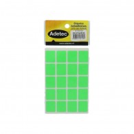 ETIQUETA COLOR 19X23 200 UNIDADES VERDE ADETEC