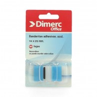 BANDERITAS ADHESIVAS  DIMERC TAPE FLAGS AZUL 50 UNIDADES  