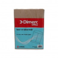 SACO DE PAPEL DIMERC 1/2 OFICIO KRAFT 70 G 50 UNIDADES 