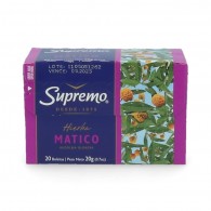 TE HIERBAS MATICO CAJA 20 UNIDADES SUPREMO