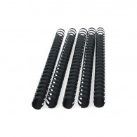 ANILLOS PLÁSTICOS 16MM NEGRO 50UNI PARA 130 HOJAS DIAZOL