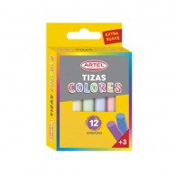 TIZA COLORES SURTIDOS 12 UN