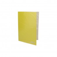CARPETA PLASTIFICADA AMARILLA AUCA