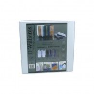 ARCHIVADOR CATÁLOGO  CARTA 2 ANILLOS 2 PULGADAS BLANCO  PARA 520 HOJAS D´WILLIAMS