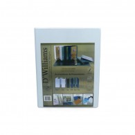 ARCHIVADOR CATALOGO 2 ANILLOS DE 1/2" BLANCO D´WILLIAMS