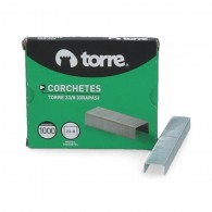 CORCHETES ACERO CROMADO 23/08 1000 UNIDADES TORRE