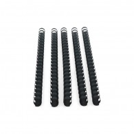 ANILLOS PLÁSTICOS 12MM NEGRO 50UNI PARA 95 HOJAS DIAZOL