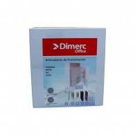 ARCHIVADOR CATALOGO A4 3 ANILLOS 2 PULGADAS BLANCO DIMERC 