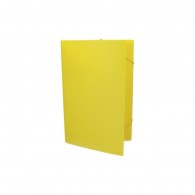 CARPETA CON ELASTICO POLIPROPILENO AMARILLO FULTONS