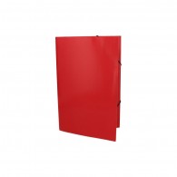 CARPETA ELÁSTICO CARTULINA ROJA BUHO