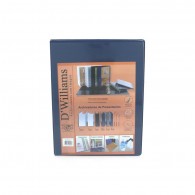 ARCHIVADOR CATÁLOGO OFICIO 2 ANILLOS DE 1 PULGADA  AZUL D´WILLIAMS