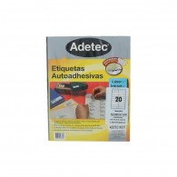 ETIQUETA INK JET/LASER ADETEC 101X25 MM 1000 UN50H