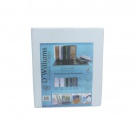 ARCHIVADOR CATALOGO 3 ANILLOS DE 2" BLANCO D´WILLIAMS