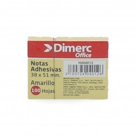 NOTA ADHESIVA DIMERC 653 BLOCK 100 HOJAS AMARILLO