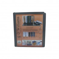 ARCHIVADOR CATÁLOGO CARTA 2 ANILLOS DE 1/2 GRIS D'WILLIAMS