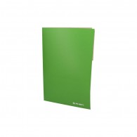 CARPETA CARTULINA CON PESTAÑA PIGMENTADA VERDE CLARO BRILLANTE 41 A 80 HOJAS RHEIN 