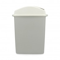 BASURERO PLÁSTICO 44 CM BAÑO CON TAPA VAIVÉN SAN REMO