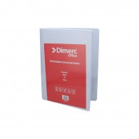ARCHIVADOR CATALOGO OFICIO 2 ANILLOS DE 1 PULGADA BLANCO DIMERC