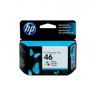 CARTUCHO ORIGINAL 46 TRICOLOR CZ638AL HP