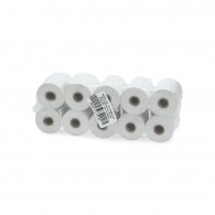 ROLLO PAPEL TÉRMICO 57MMX20MTX13 55GRS PAQUETES DE 10 UNIDADES ENGATEL