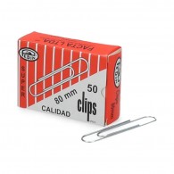 CLIPS PEDIN Nº80 REDONDO 50 UNIDADES 80 MM GIGANTE 