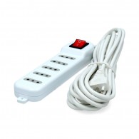 ALARGADOR ELECTRICO BLANCO 5 POSICIONES CON SWITCH 5 MT