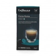 CAPSULAS TIPO NESPRESSO FORZA ROMA (INTENSIDAD 10) CAFFESSO
