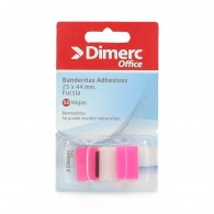 BANDERITAS ADHESIVAS  DIMERC TAPE FLAGS ROSADO 50 UNIDADES 