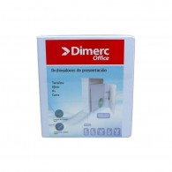 ARCHIVADOR CATÁLOGO CARTA 2 ANILLOS 1 PULGADA BLANCO DIMERC