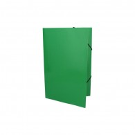 CARPETA ELÁSTICO CARTULINA VERDE CLARO BUHO