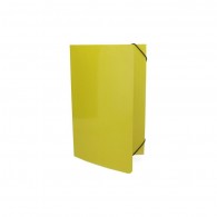 CARPETA CON ELÁSTICO OFICIO CARTULINA COLOR AMARILLO 41 A 80 HOJAS  FULTONS