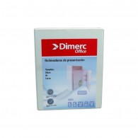 ARCHIVADOR CATALOGO A4 2 ANILLOS 1 PULGADA BLANCO DIMERC