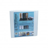 ARCHIVADOR CATÁLOGO CARTA 3 ANILLOS  2 PULGADAS BLANCO PARA 520 HOJAS  D´WILLIAMS