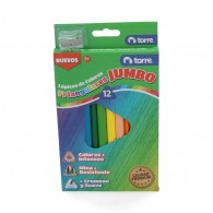 LAPICES DE COL.12 UN TRIANGULAR JUMBO