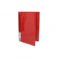 CARPETA PLÁSTICA TAPA DURA CON CLIP PALANCA OFICIO ROJA