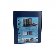 ARCHIVADOR CATALOGO 2 ANILLOS DE 2" AZUL D WILLIAMS